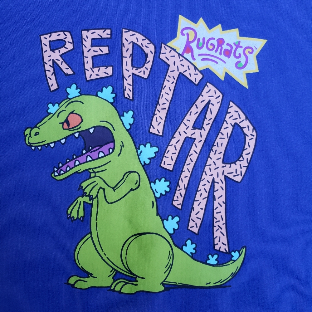Nickelodeon Rugrats 'REPTAR' Dinosaur Long Sleeved Kids Top - XL
